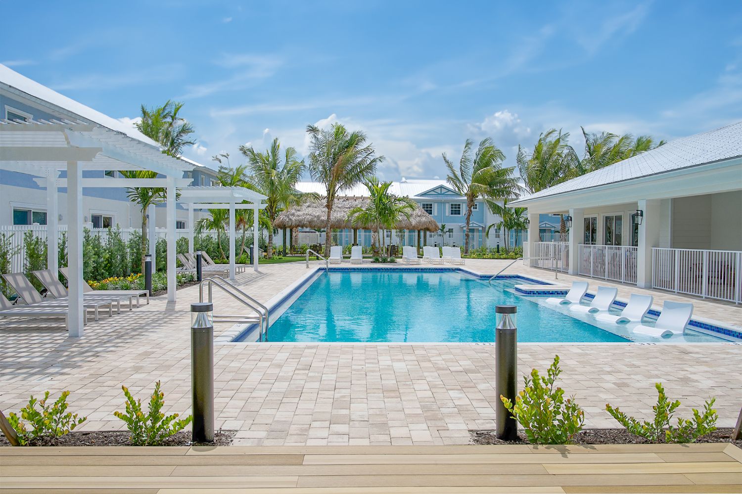 Pool from deck